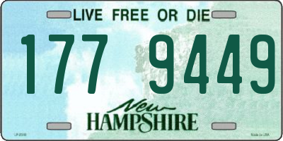 NH license plate 1779449