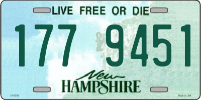 NH license plate 1779451