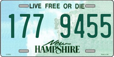 NH license plate 1779455