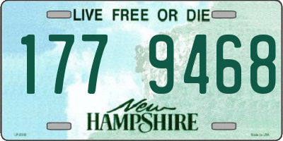 NH license plate 1779468