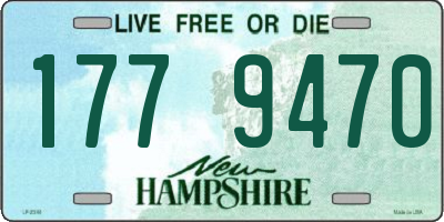 NH license plate 1779470