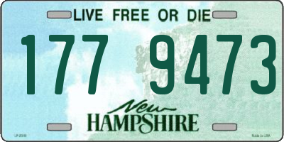 NH license plate 1779473