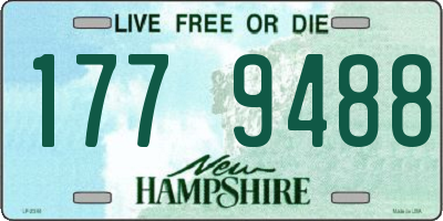 NH license plate 1779488