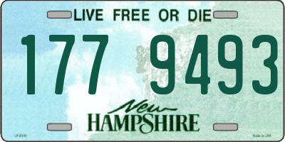 NH license plate 1779493
