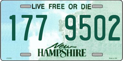 NH license plate 1779502