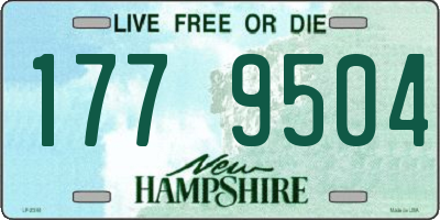 NH license plate 1779504
