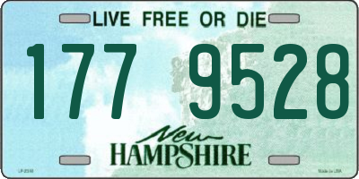NH license plate 1779528