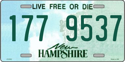 NH license plate 1779537