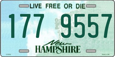 NH license plate 1779557