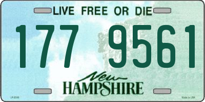 NH license plate 1779561