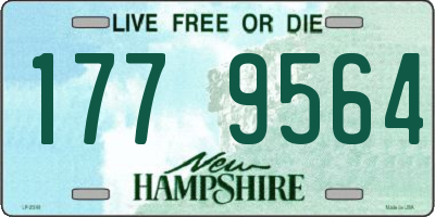 NH license plate 1779564