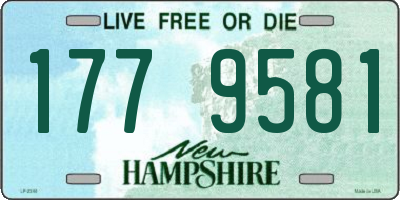 NH license plate 1779581