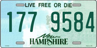 NH license plate 1779584