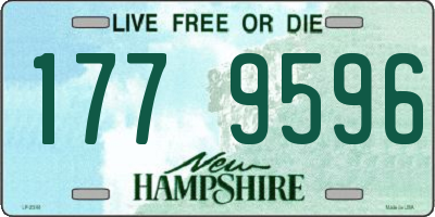 NH license plate 1779596