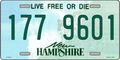 NH license plate 1779601