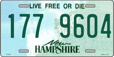 NH license plate 1779604