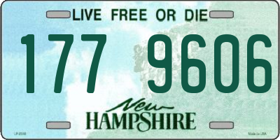 NH license plate 1779606
