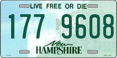NH license plate 1779608