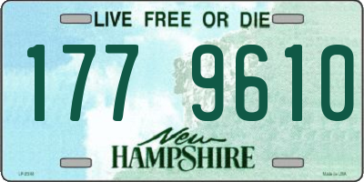 NH license plate 1779610