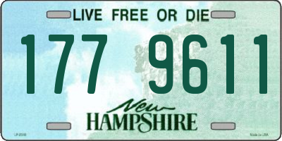NH license plate 1779611