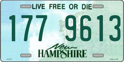 NH license plate 1779613