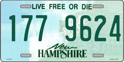 NH license plate 1779624