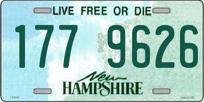 NH license plate 1779626