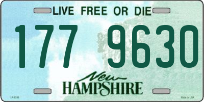 NH license plate 1779630