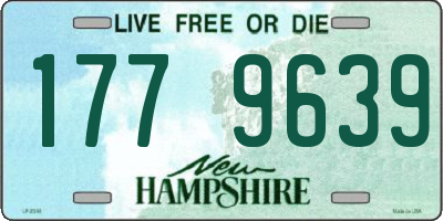 NH license plate 1779639