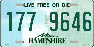NH license plate 1779646