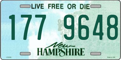 NH license plate 1779648