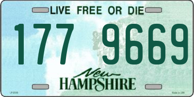 NH license plate 1779669