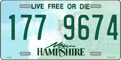 NH license plate 1779674