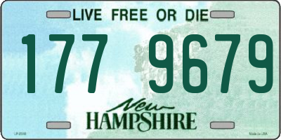 NH license plate 1779679
