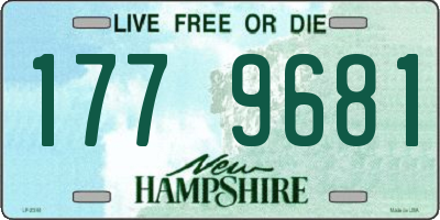 NH license plate 1779681
