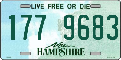 NH license plate 1779683