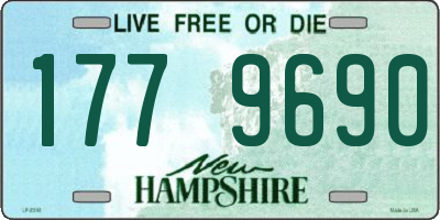 NH license plate 1779690