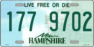 NH license plate 1779702