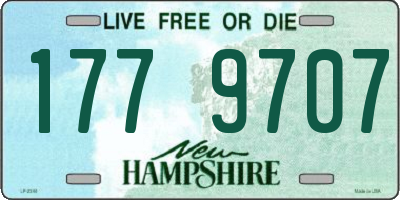 NH license plate 1779707