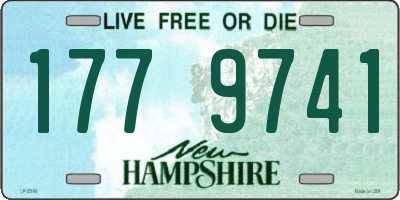 NH license plate 1779741