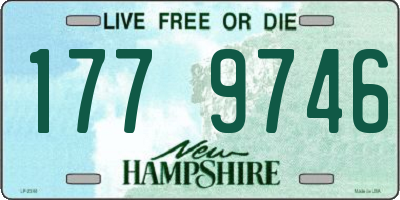 NH license plate 1779746