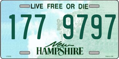 NH license plate 1779797