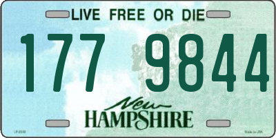 NH license plate 1779844