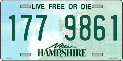 NH license plate 1779861