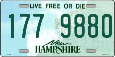 NH license plate 1779880