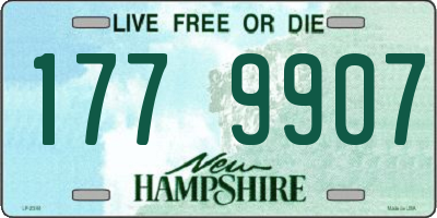 NH license plate 1779907
