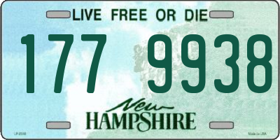 NH license plate 1779938
