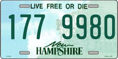 NH license plate 1779980