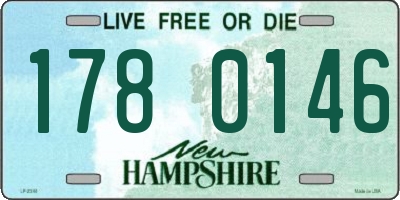 NH license plate 1780146
