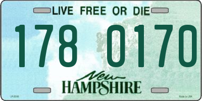 NH license plate 1780170